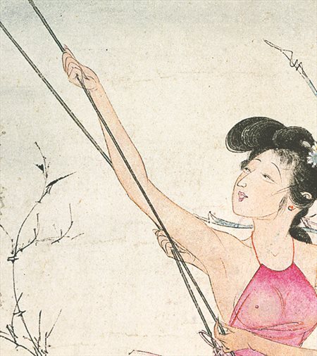安泽-胡也佛的仕女画和最知名的金瓶梅秘戏图